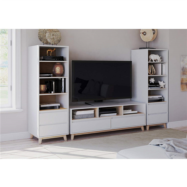 tv stand with cabinet doors