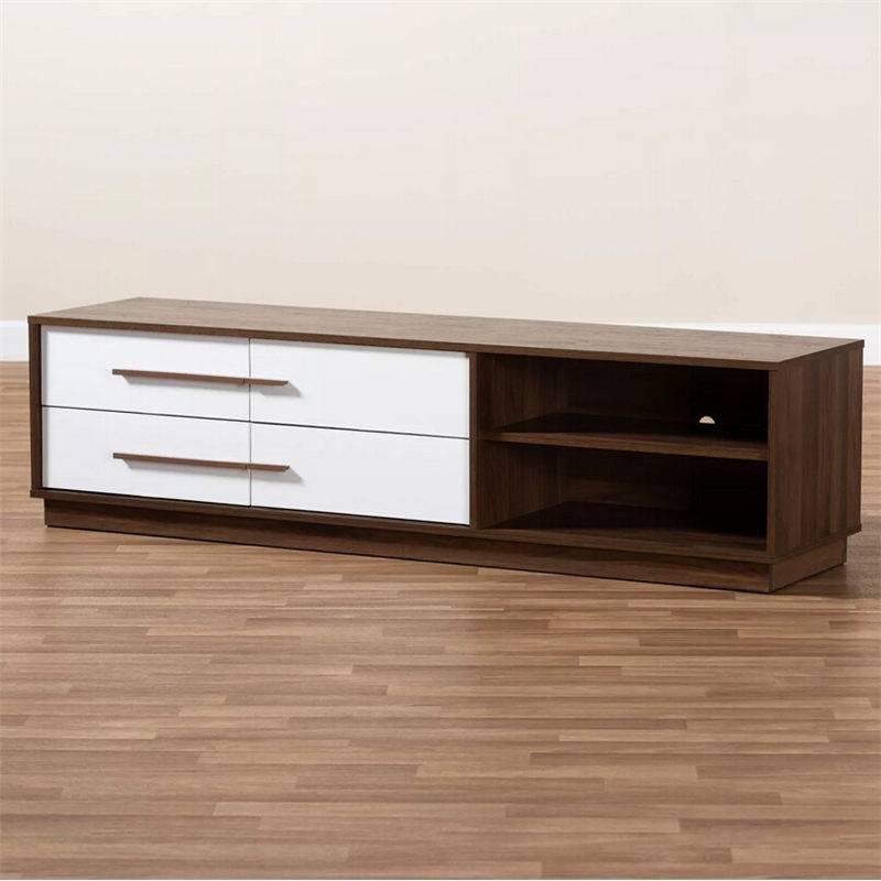 Low Profile Wood TV Stand